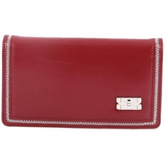 Chanel Mademoiselle Lock Yen Wallet Lambskin