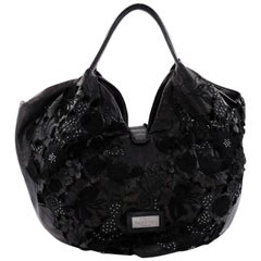 Valentino 360 Bow Hobo Leather Lace Large