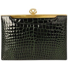 Valentino Green Clutch Bag 