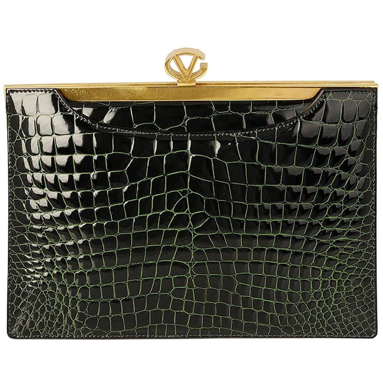 Valentino Green Clutch Bag at 1stDibs | valentino clutch bag