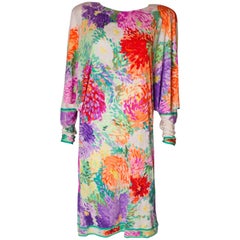 Vintage Leaonard Silk Jersey Dress