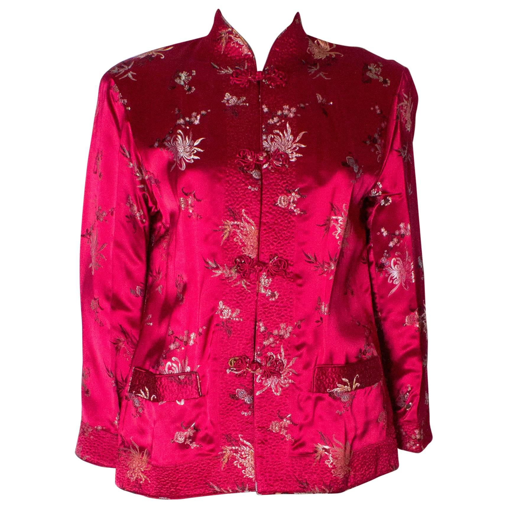 Reversable Chinese Silk Jacket