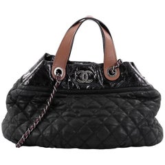 Chanel In The Mix Tote Quilted Iridescent Calfskin Large