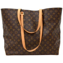 Louis Vuitton Cabas Alto XL Monogram Canvas Shoulder Tote Bag 