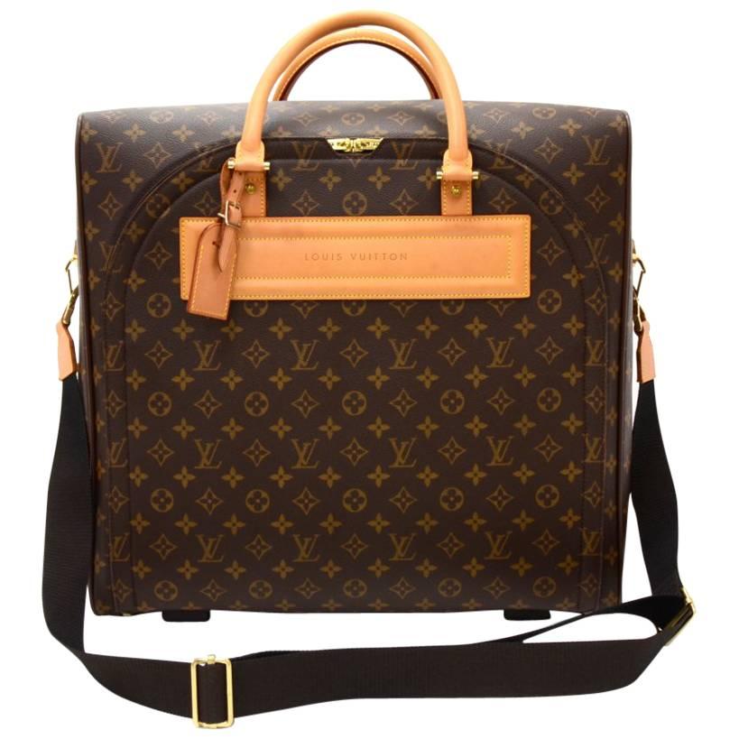 Louis Vuitton Monogram Canvas Travel Bag and Strap