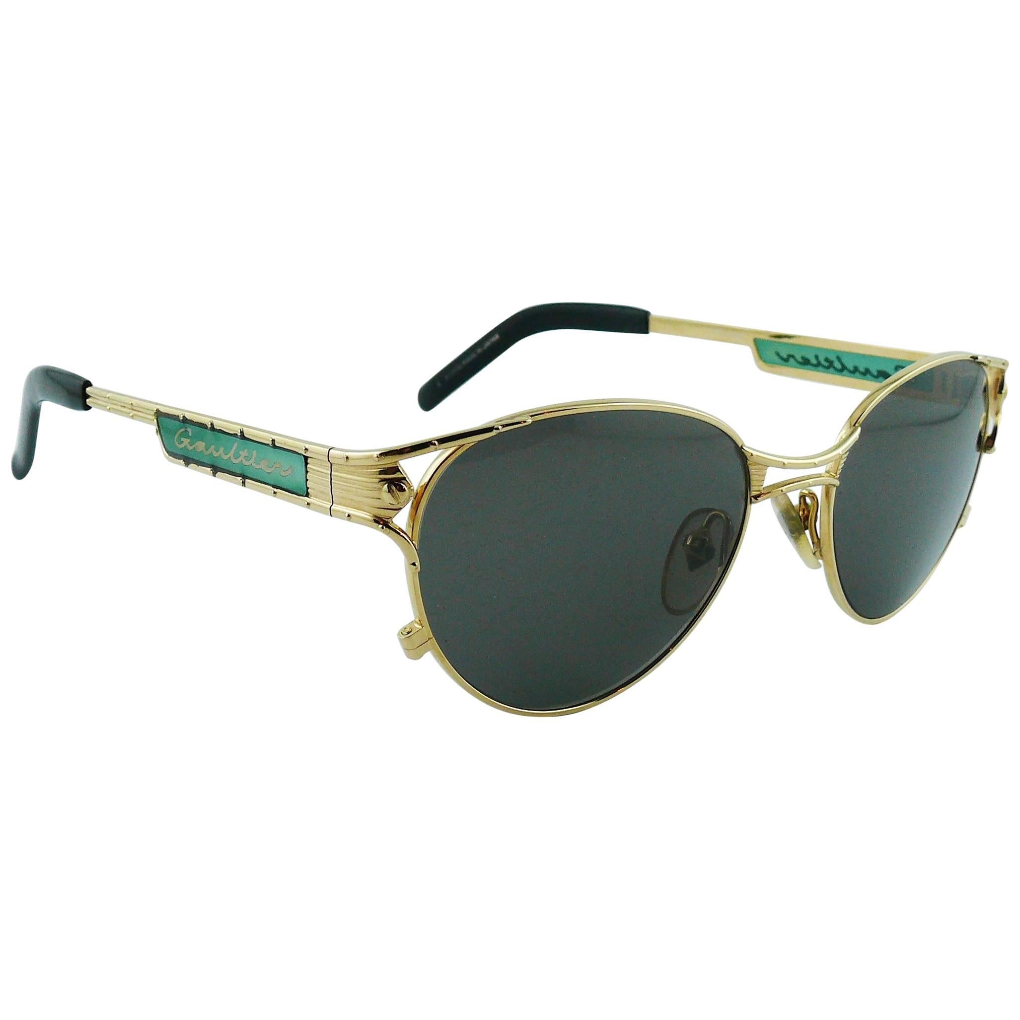 Jean Paul Gaultier Vintage 1990s Sunglasses Model 56-4179