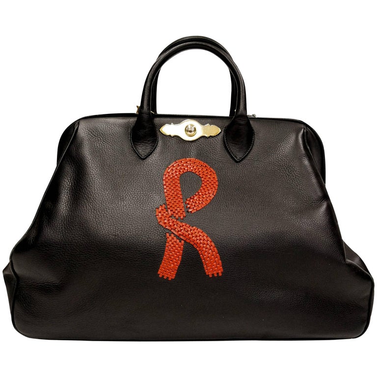 Roberta Di Camerino Black Leather Doctor Bag For At 1stdibs Roberta Di Camerino Black Leather Doctor Bag For