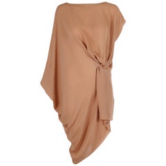 Margiela Silk Single-Shoulder Dress Tunic Top