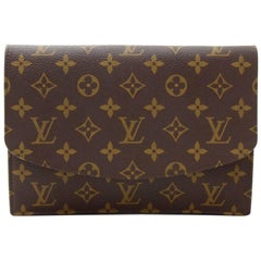 Louis Vuitton Vintage Pochette Rabat Monogram Canvas Clutch Bag 