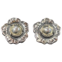 Georg Jensen Vintage Sterling Silver Earrings, 2002 