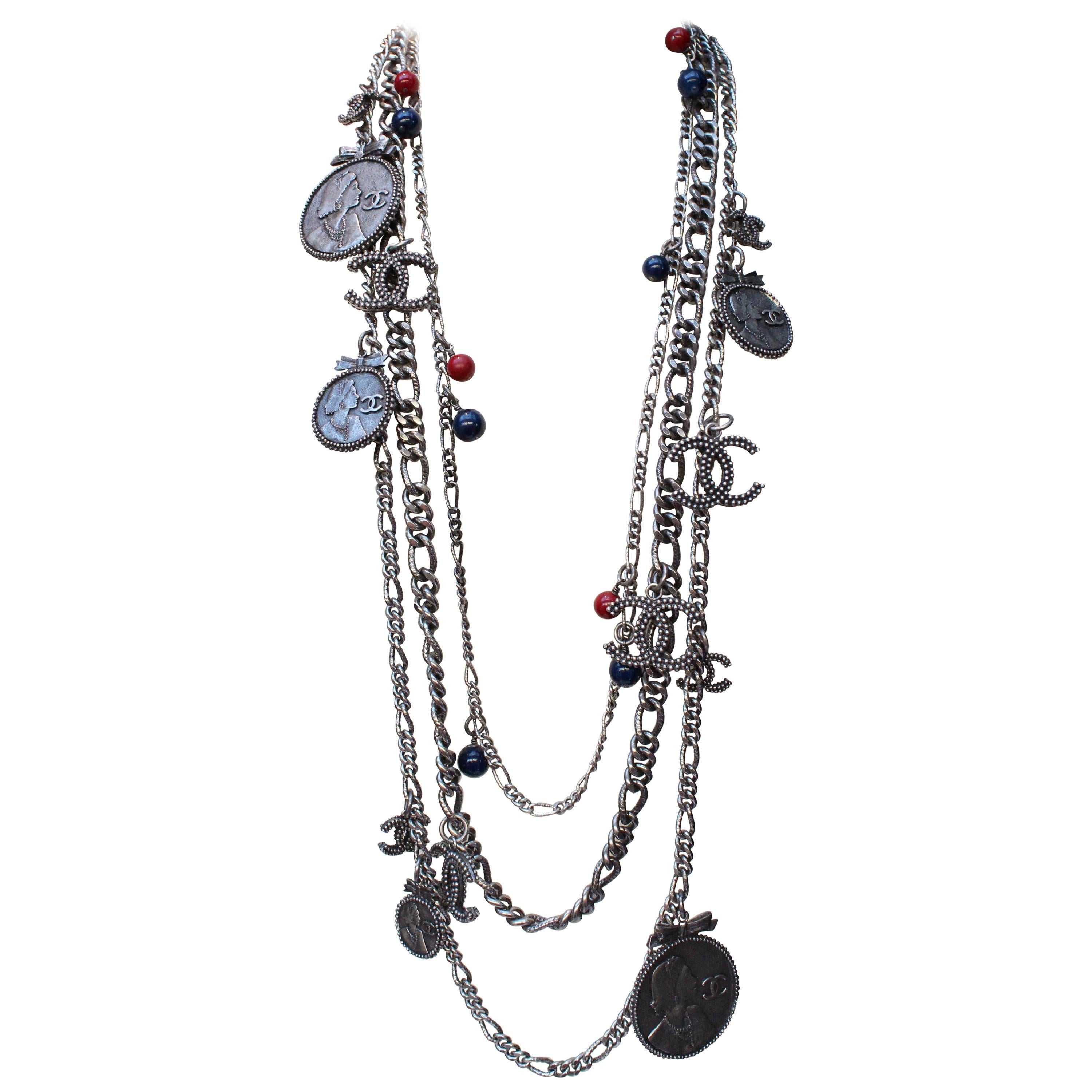 Chanel multi-strand necklace with charms, 2004 Fall Collection  