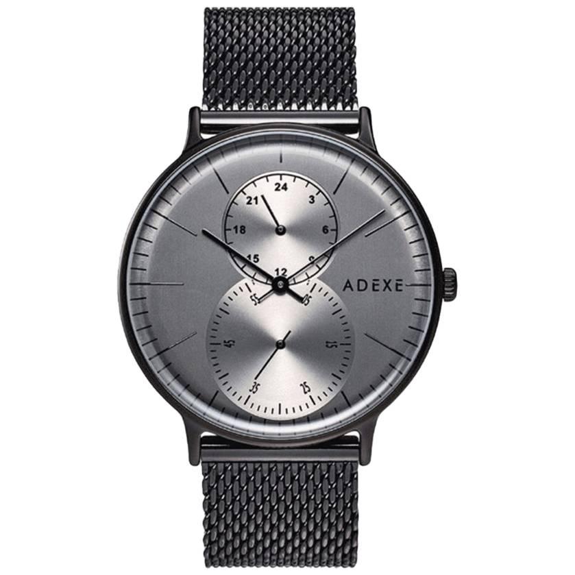 ADEXE Watches Foreseer Gun Black Contemporary WristWatch