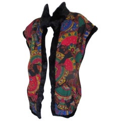 gilet reversibile in pelliccia di visone