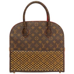 Louis Vuitton Louis Vuitton Nieten Segeltuch Rotes Ponyhaar Vachetta Christian Louboutin, 2011