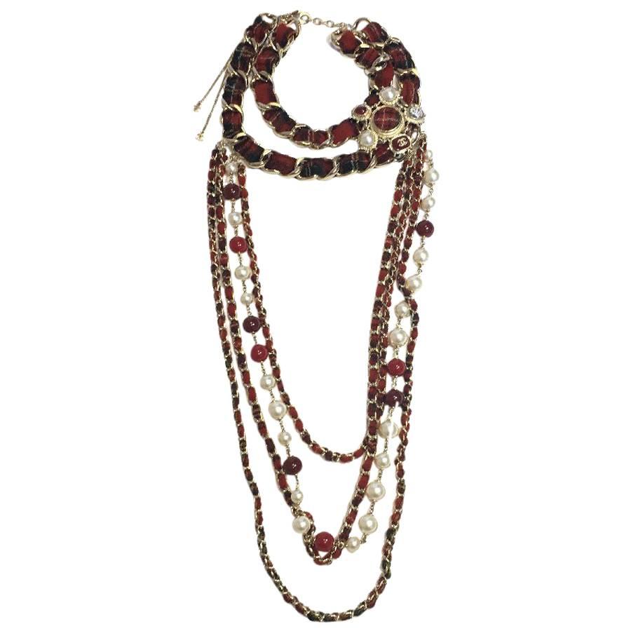 CHANEL Necklace from 'Paris-Edinburgh' Métiers d'Art Collection