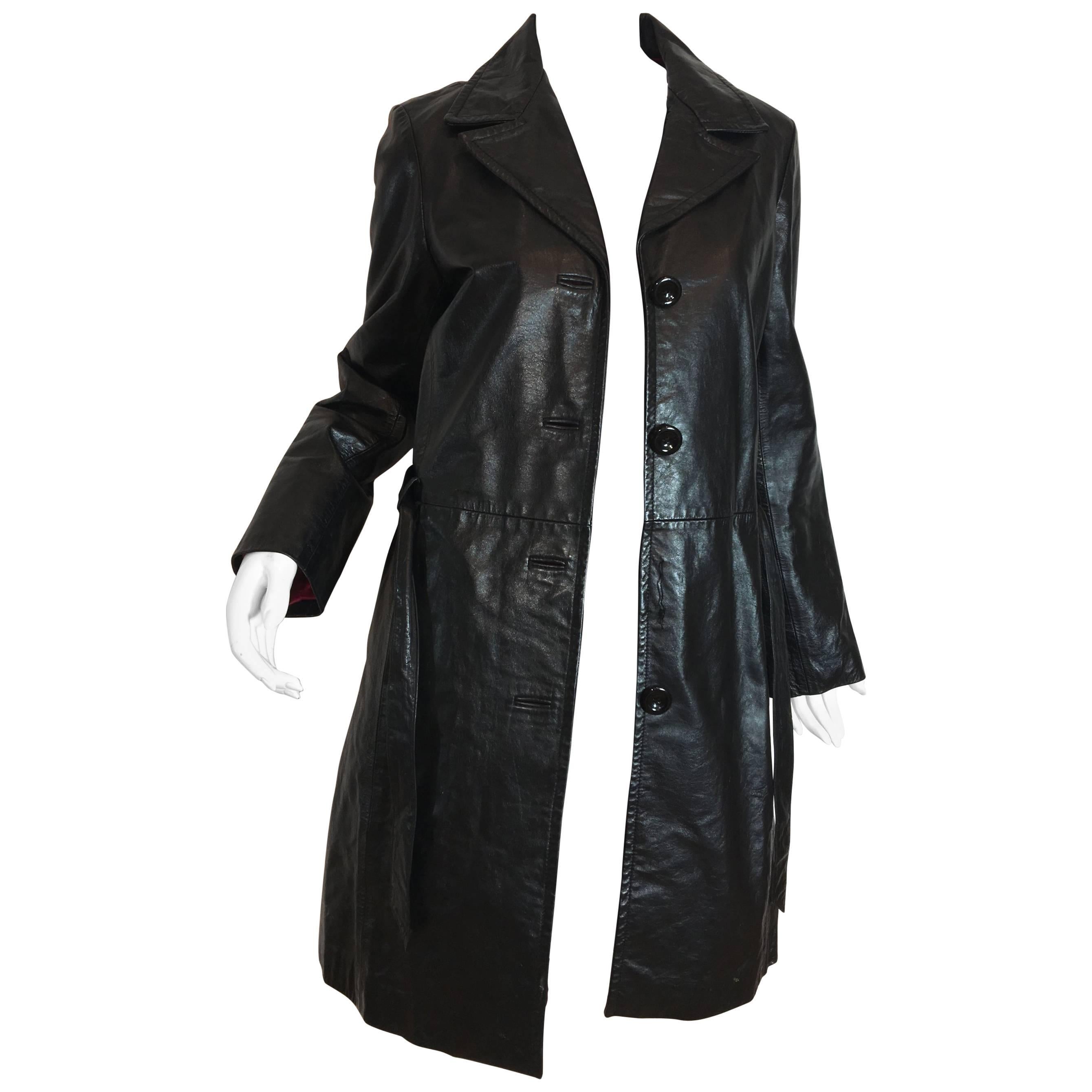 Katayone Adeli Leather Coat