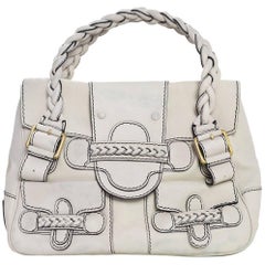 Valentino Beige Leather Histoire Bag
