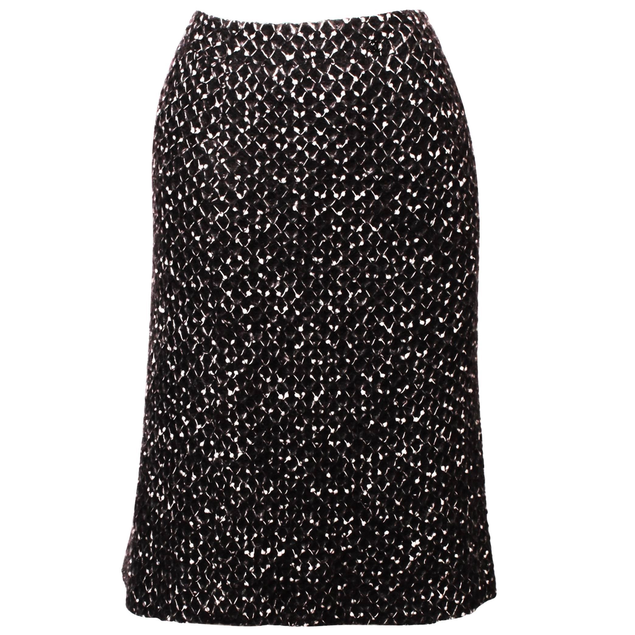 Chanel Knit Skirt For Sale