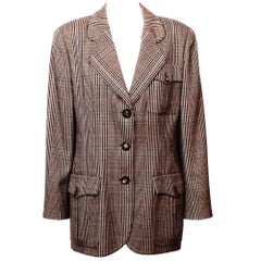 Chanel Prince of Wales Checked Jacket