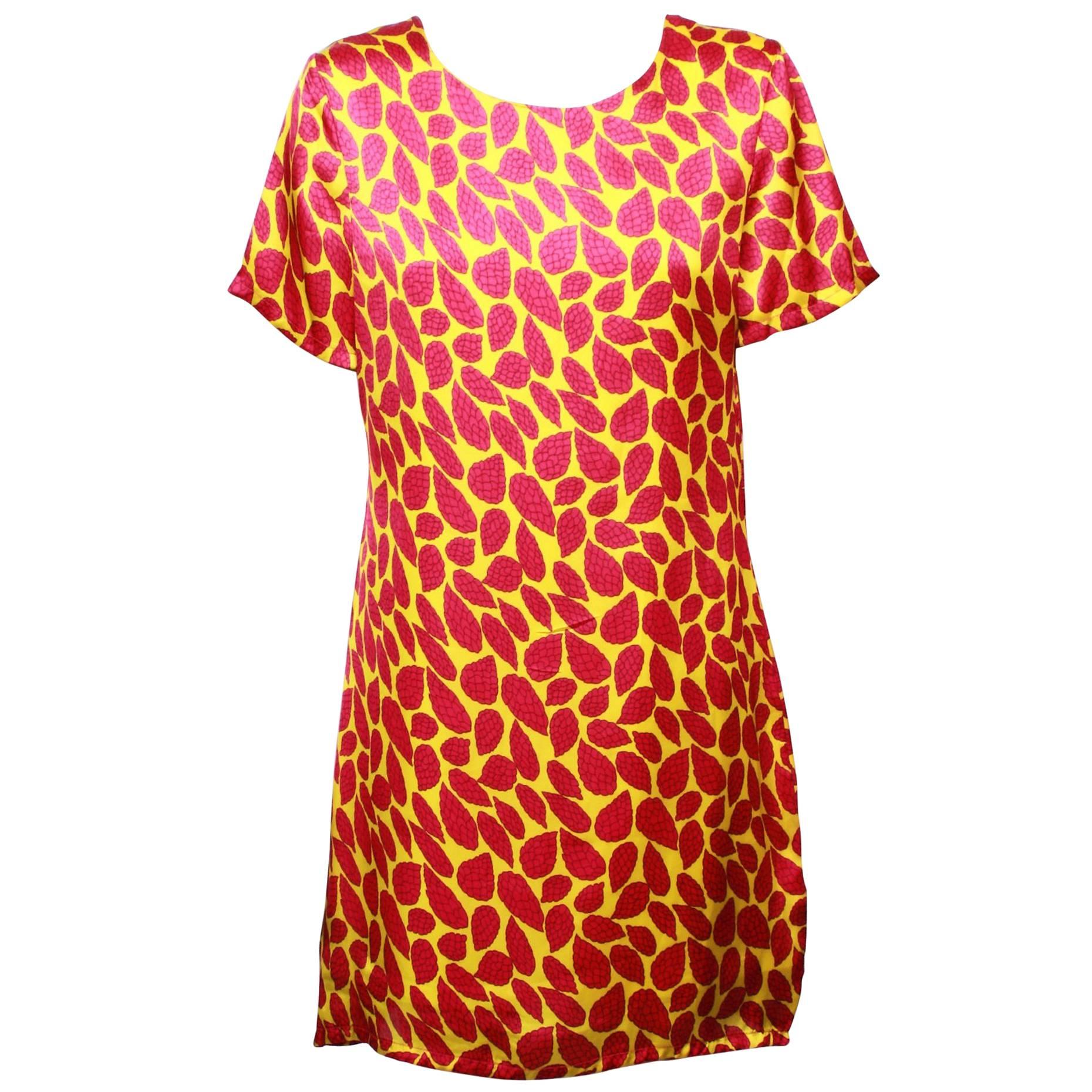  Love Moschino Printed Shift Dress For Sale