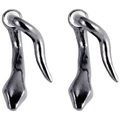 Giulia Barela 925 Silver black Rhodium Secret Earrings