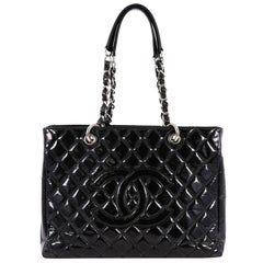 Chanel Grand Shopping Tote Quilted Patent
