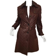 Burberry Leather Coat