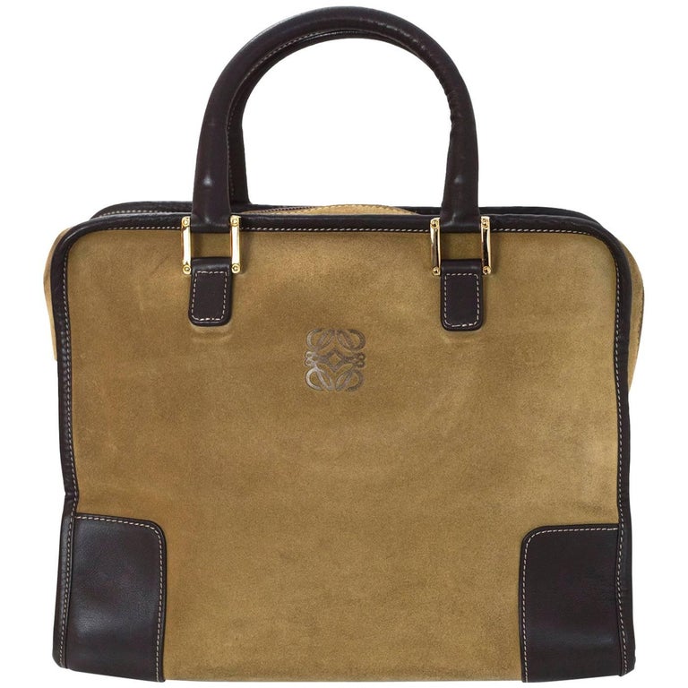 Loewe Saddle Bag 21 Beige Leather 280434
