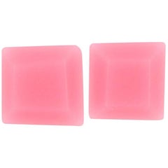 Acrylic Sugar Cube Post Earrings 