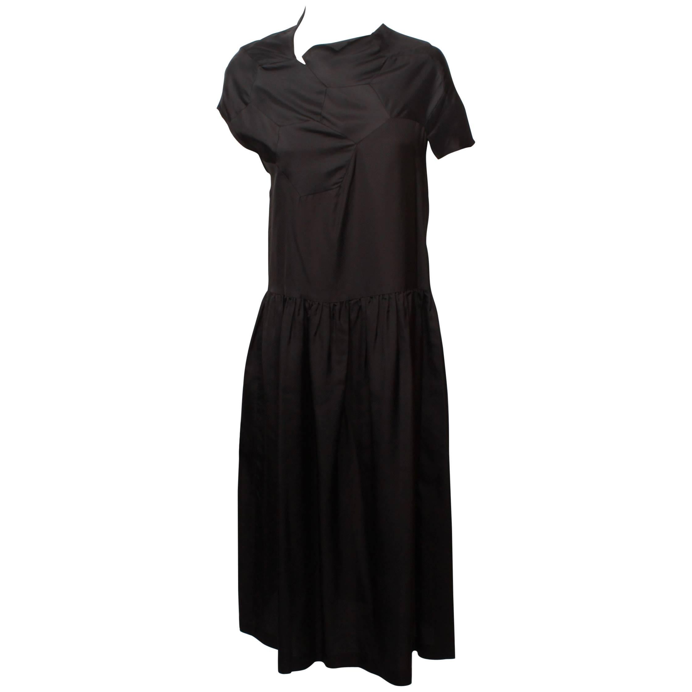 Comme des Garcons Geometric Panel Black Dress S For Sale