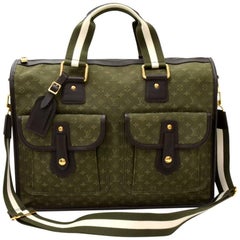 Sold at Auction: Louis Vuitton, LOUIS VUITTON MARY KATE DARK GREEN  MONOGRAMMED BAG