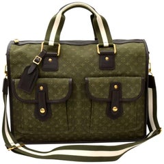 Louis Vuitton Khaki Green Strap Coin Bag at 1stDibs