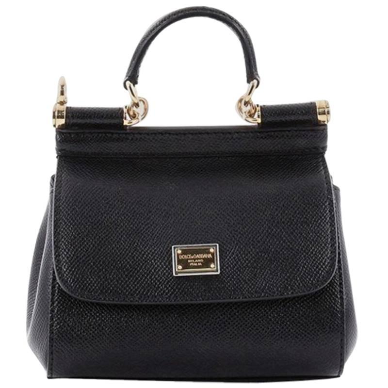 Dolce & Gabbana Miss Sicily Handbag Leather Mini