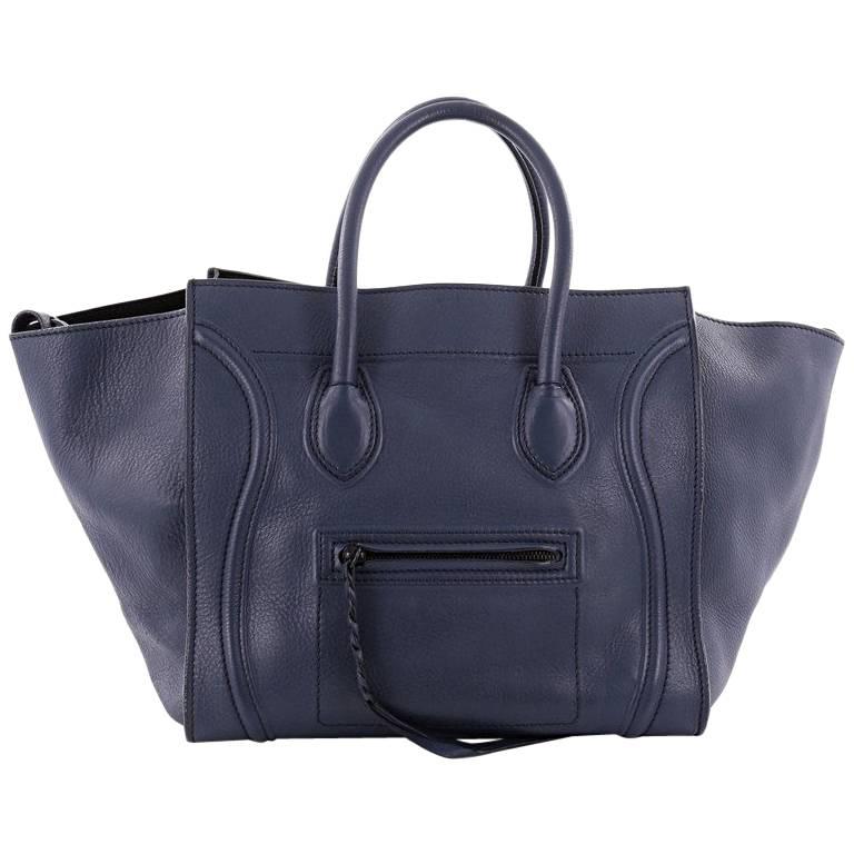 Celine Phantom Handbag Grainy Leather Medium