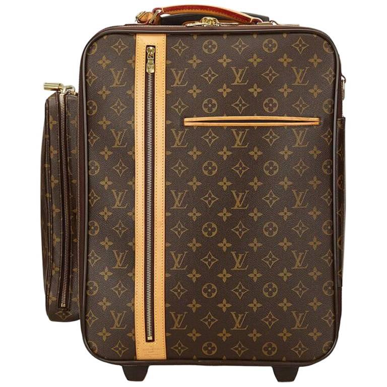Louis Vuitton Brown Bosphore 50 Trolley Suitcase