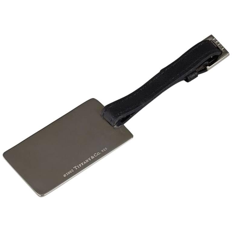 Sterling Silver Tiffany and Co. Luggage Tag For Sale at 1stDibs