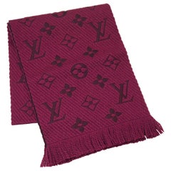 Logomania silk scarf Louis Vuitton Grey in Silk - 37699289
