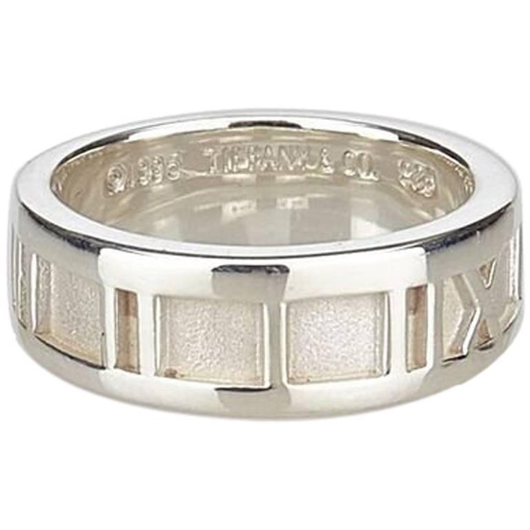 Sterling Silver Tiffany & Co. Atlas Ring