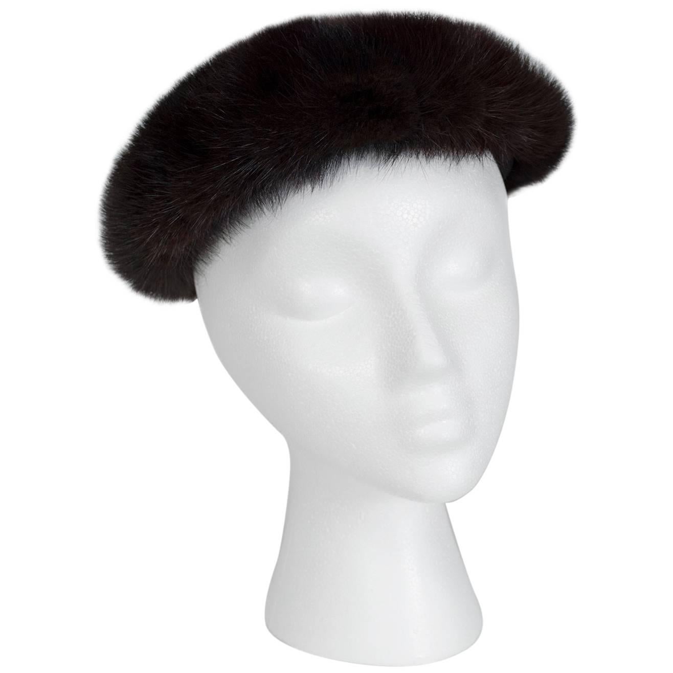 Vintage Yves Saint Laurent Russian Tassel Beret Hat YSL at 1stDibs