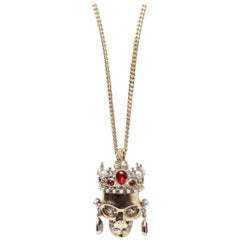 Alexander McQueen Royal Skull Pendant Necklace