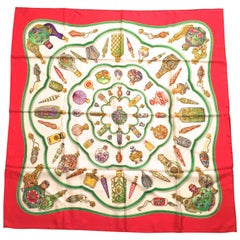  Hermes Silk Scarf - Catherine Baschet - 1988 RARE