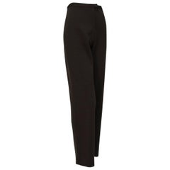 Givenchy Brown High-Waisted Stovepipe Trousers, 1970s