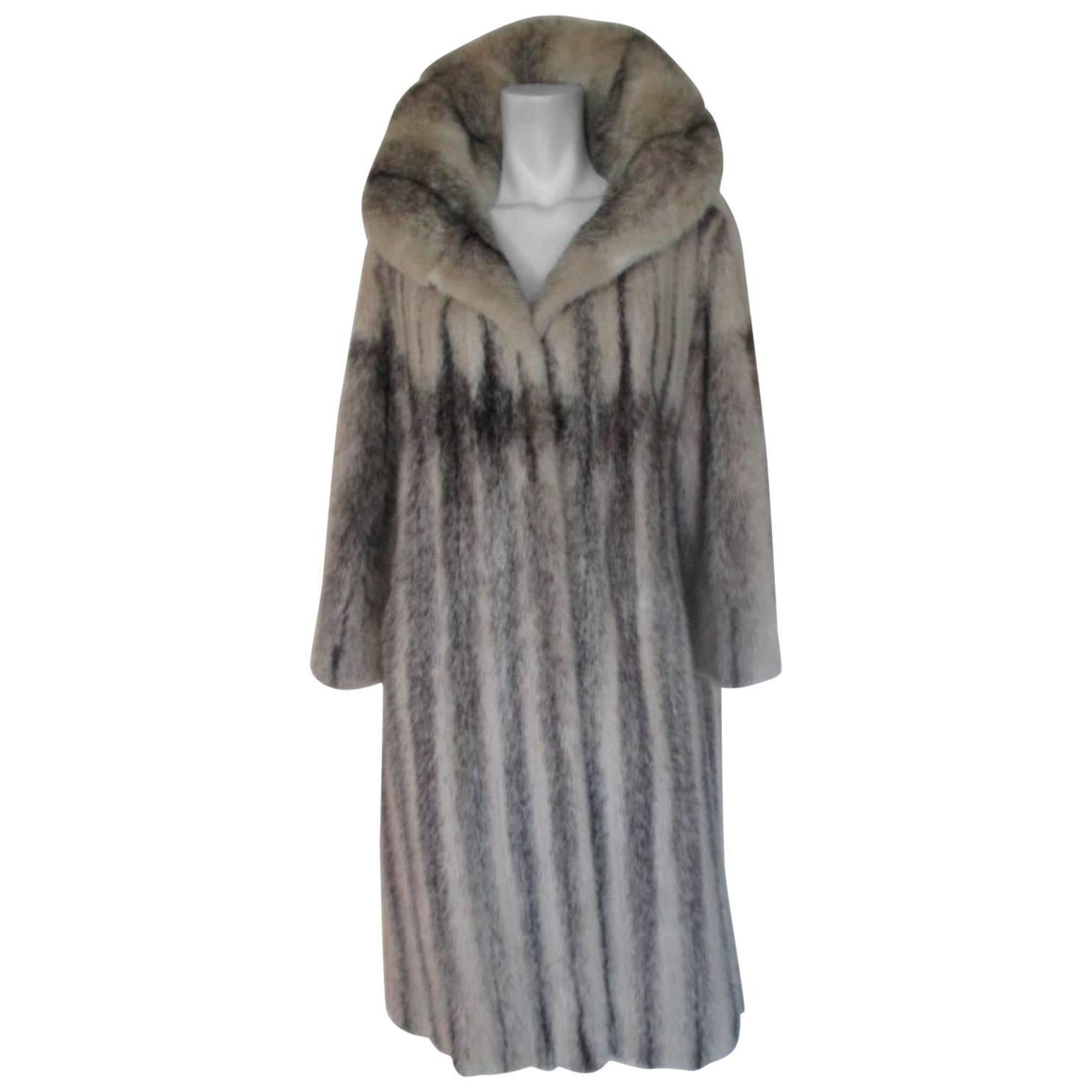   Kohinoor Cross Mink Fur Coat