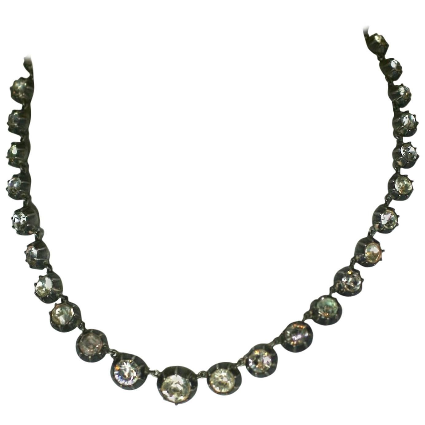 Georgian Paste Riviere Necklace