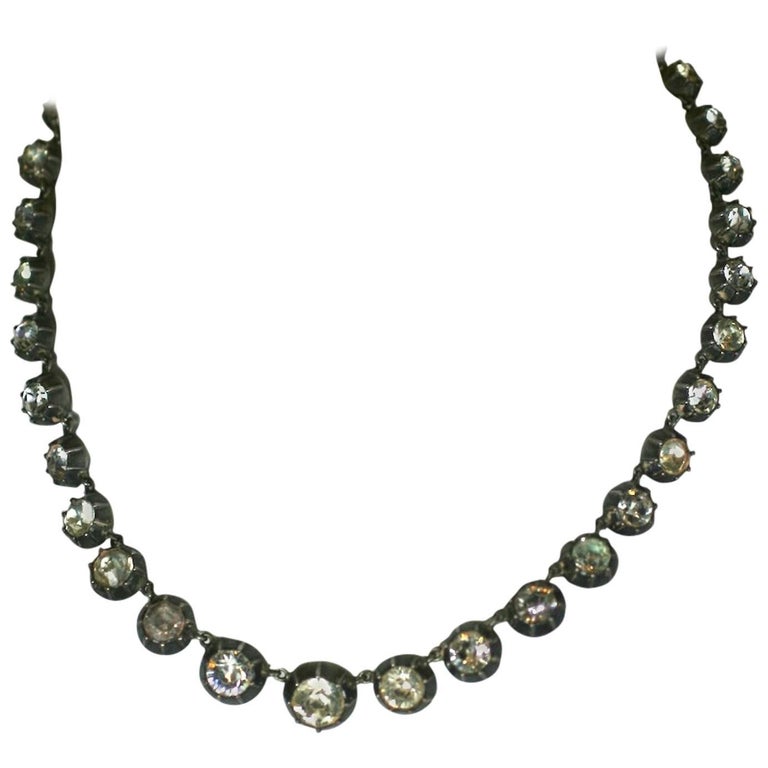 Paste Riviere Necklace at 1stDibs riviere necklace