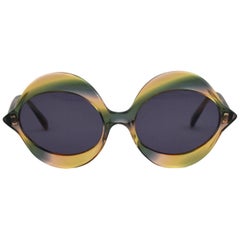 1960s Pierre Cardin Iconic Kiss Sunglasses