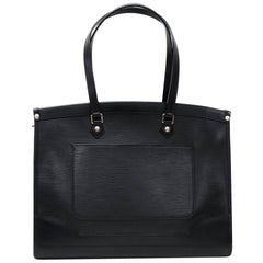 Louis Vuitton Madeleine GM Black Epi Leather Shoulder Hand Bag 