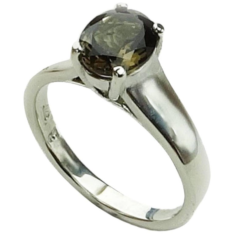 Unusual Color Change Garnet in Sterling Silver Ring January Birthstone 1