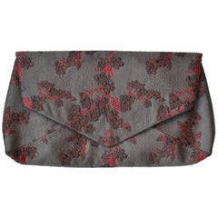 Dries Van Noten Blossom Jacquard Clutch