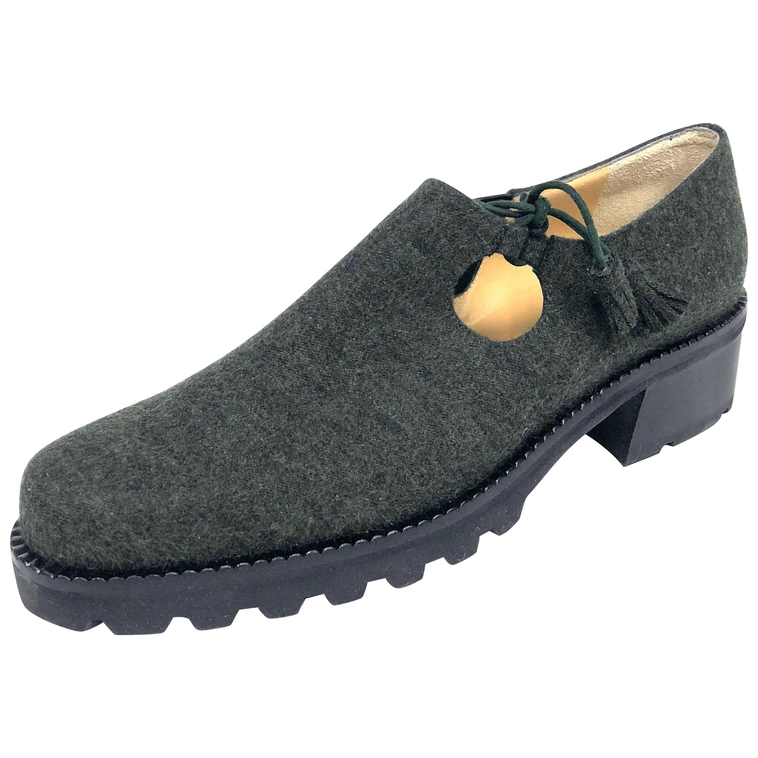 Walter Steiger Wool Loafers Shoes 37